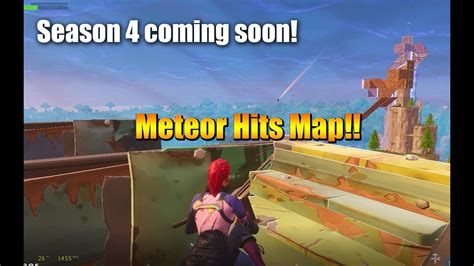 New Meteors Hitting The Map Fortnite Battle Royale Zerobbq