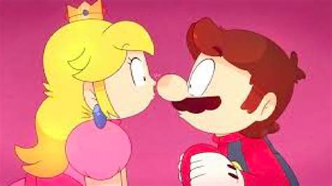 Mario And Peach Romantic Kiss Ultimate Smash Bros Comic Dub