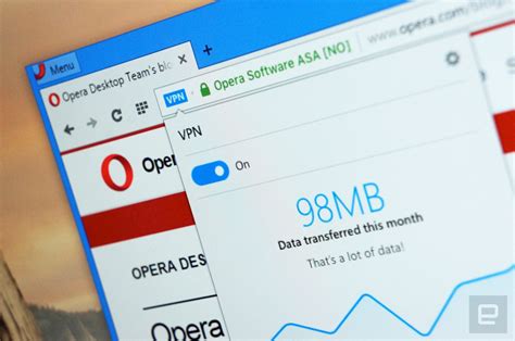 Opera's free vpn doesn't log your activity or collect information, further improving your privacy and security while browsing with opera. Opera is the first big web browser with a built-in VPN