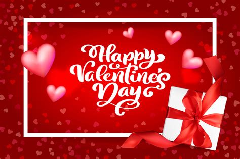 Happy Valentines Day Typography Vector Design For Greeting Cards And