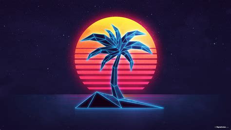80s Palm Trees Wallpapers Top Free 80s Palm Trees Backgrounds