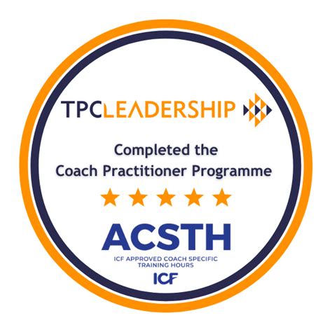 Coach Practitioner Icf Acsth Credly