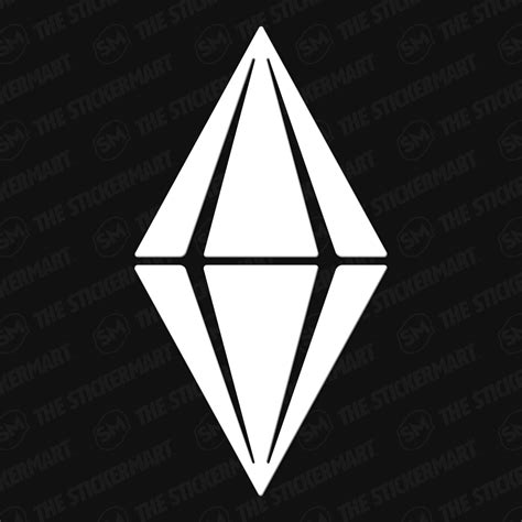 The Sims Game Diamond Logo Vinyl Decal Diamond Logo Vinyl Decals Sims