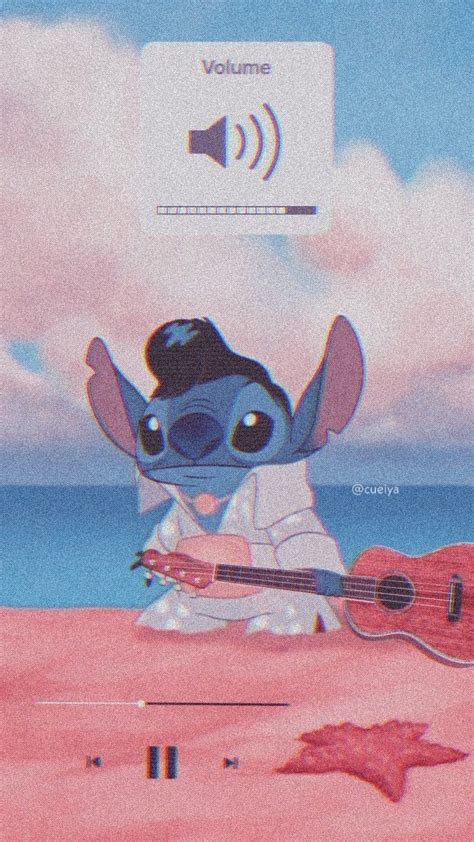 Stitch Presley In 2020 Cute Disney Wallpaper Cartoon Wallpaper