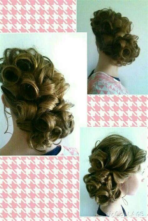 Fancy Pin Curl Hairstyle Apostolichair Pincurls