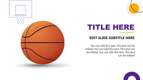 Basketball Powerpoint Shapes Slidemodel Ph