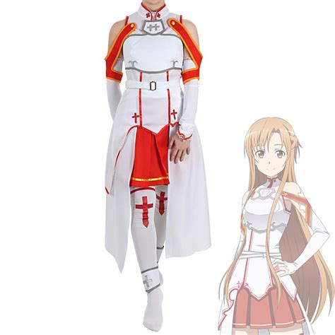 Inspired By Sao Swords Art Online Asuna Yuuki Anime Cosplay Costumes