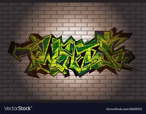 Graffiti Urban Art Royalty Free Vector Image Vectorstock