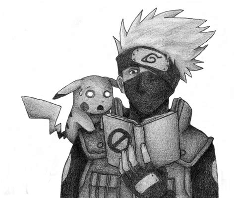 Naruto X Pokemon 03 Kakashi And Pikachu By Gelberblitz On Deviantart