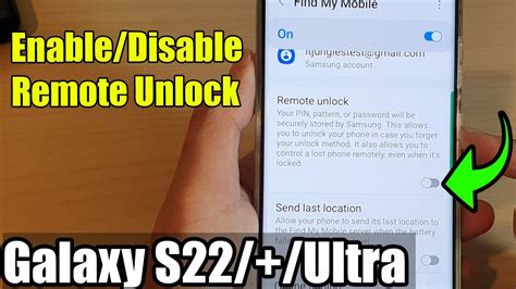 Galaxy S22s22ultra How To Enabledisable Remote