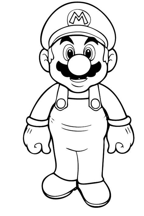 40 Mario Coloring Pages For Kids 104