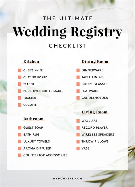 Experts Say This Is What You Really Should Register For Top Wedding Registry Items Wedding