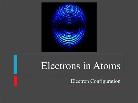 Ppt Electrons In Atoms Powerpoint Presentation Free Download Id