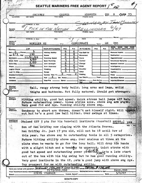 Football Scouting Report Template Download