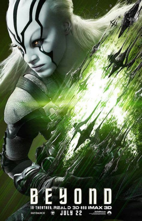 Sofia Boutella As The Alien Jaylah Star Trek Beyond Movie Poster