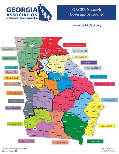 Csb Service Area Map Download