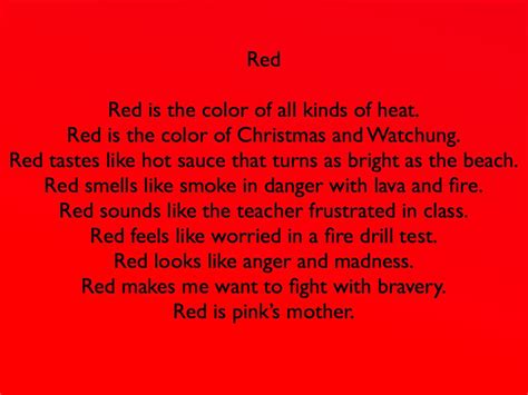 Red Poems