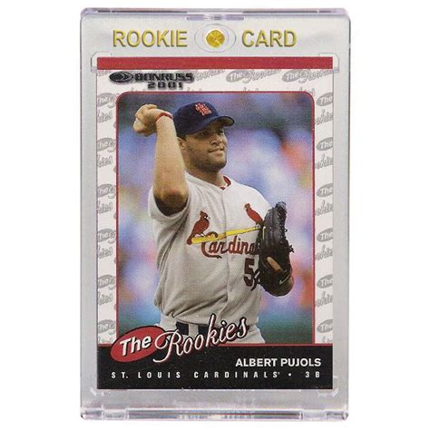 2001 Albert Pujols Rookie Card Cards Blog