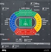 Information board, block and seating plan, Mercedes-Benz Arena ...