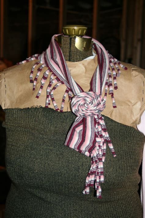 8 simple to make no sew variations of the t shirt scarf including links and tutorials scarf