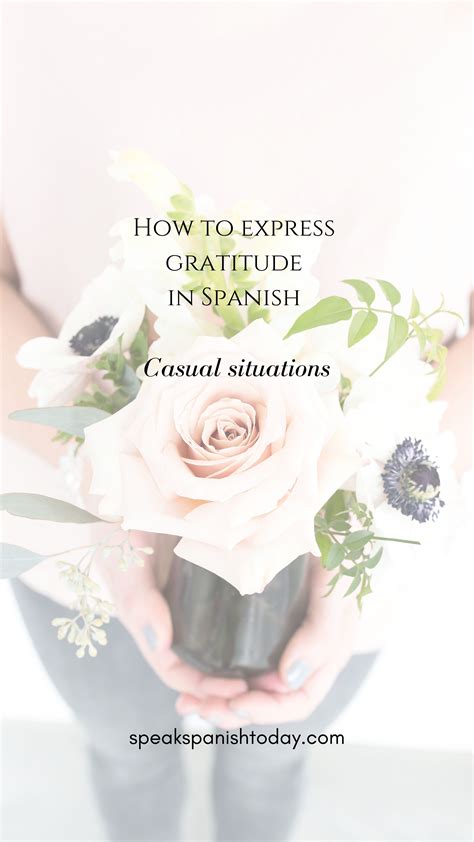 How To Express Gratitude In Spanish Speak Spanish Today Thank You In