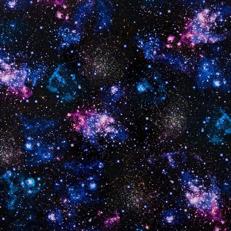 Stargazers Space Nightfall Digitally Printed Yardage In 2021 Galaxy