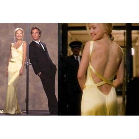 Kate Hudson Yellow Evening Dress In How To Lose A Guy In Days Katehudsondress Yellowdress