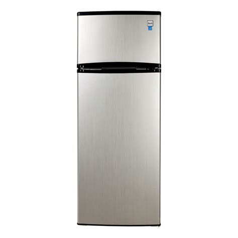Avanti 74 Cu Ft Top Freezer Apartment Refrigerator In Blackplatinum