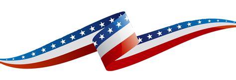 Red White And Blue Banner Clip Art
