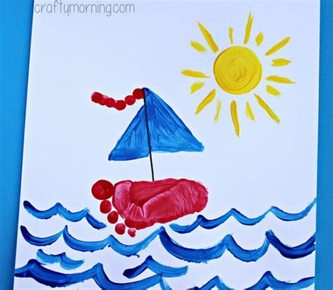 25 Fun And Beautiful Handprint And Footprint Crafts For Your Kids To Make