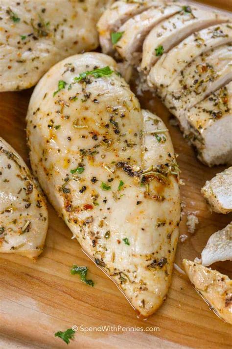 You just need the right tools and the right method, and your chicken will come out juicy, moist, and perfectly cooked every single time. Oven Baked Chicken Breasts {Ready in 30 Mins!} - Spend ...