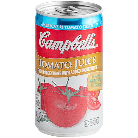 Campbells Tomato Juice 55 Fl Oz Can 48case
