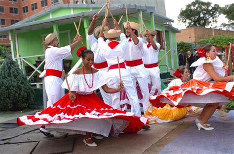 Traditional Puerto Rican Dancing Danza Fiesta Repetoire Of Dance