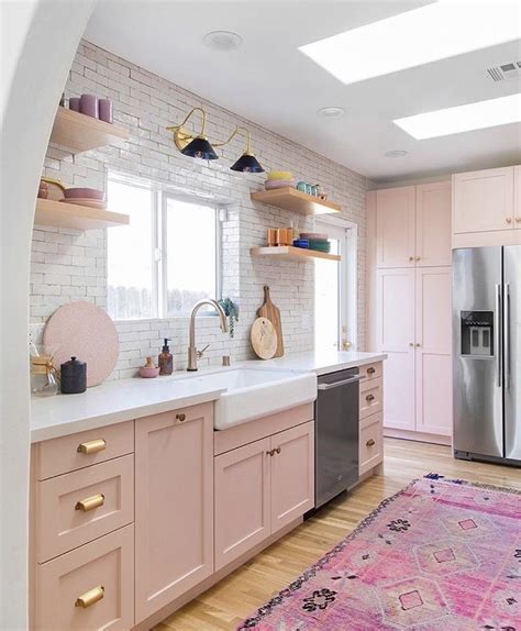 Pink Kitchen Decor Kitchen Interior Home Interior Design Kitchen