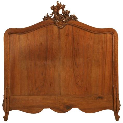 Antique French Rococo Or Louis Xv Walnut Headboard C1900 For Sale At