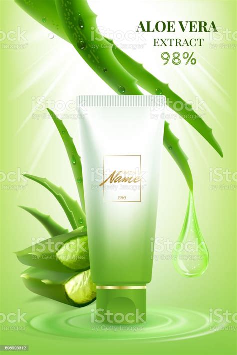 Advertising Poster For Cosmetic Product For Catalog Magazine Vector
