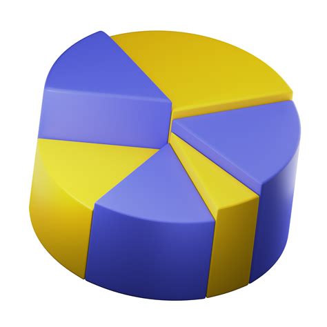 Pie Chart 3d Illustration 10225602 Png