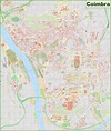 Detailed map of Coimbra