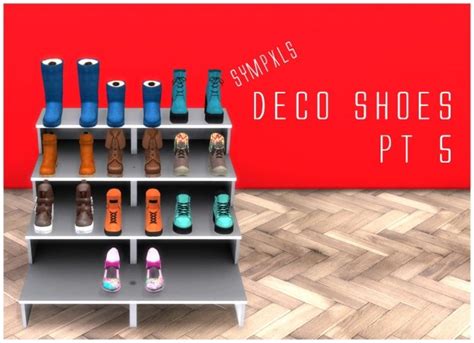 Deco Shoes Pt 5 By Sympxls At Simsworkshop • Sims 4 Updates Sims 4