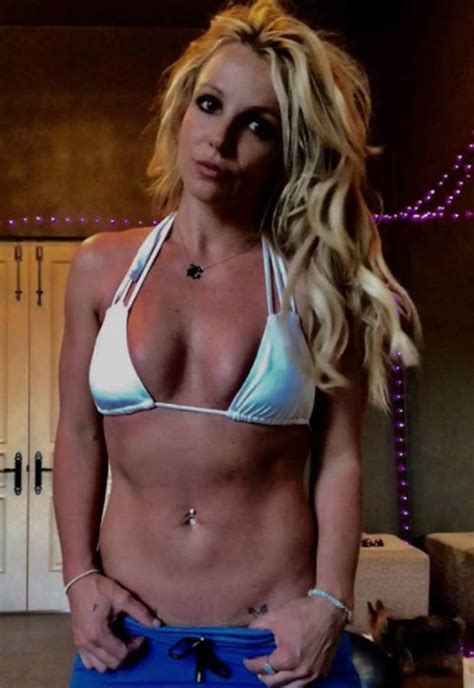 Britney Spears Perfume Singer Showcases Huge Cleavage And Toned Abs Daily Star