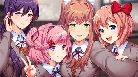 Unlocked One Of The Awesome Original Art From Ddlc Spoiler If You