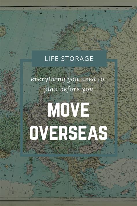 Moving Overseas Checklist To Help With Packing And Logistics