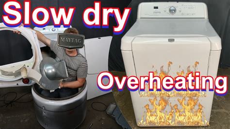 Maytag Bravos Overheating Drying Slow Easy Step By Step Lint Clean Up