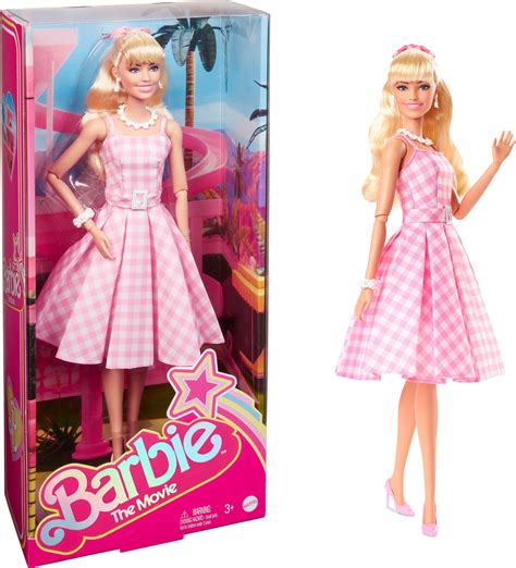 Barbie The Movie Collectible Doll Margot Robbie As Barbie In Pink Gingham Dress