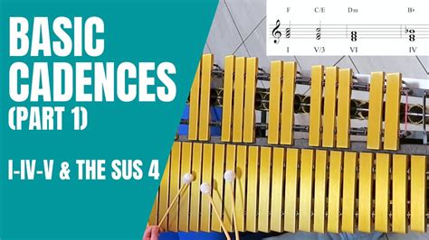 Basic Cadences Part 1 I Iv V And The Sus4 Suspended Chord Youtube