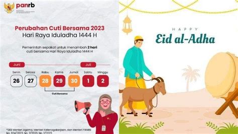 Jadwal Cuti Bersama Idul Adha Terbaru Berdasarkan Perubahan Skb