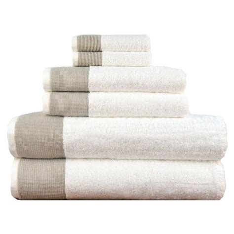 Venice Luxury 100 Percent Turkish Combed Cotton 6 Piece Towel Set