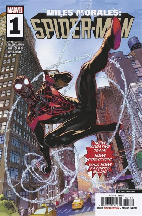 Miles Morales Spider Man 1 2018 Complete Cover Checklist Marvel