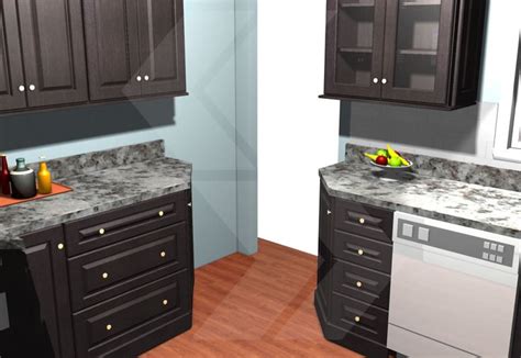 Kitchens with unique layouts and design have their own sets of challenges. Use angle base cabinets, on a tight corner, they are a ...