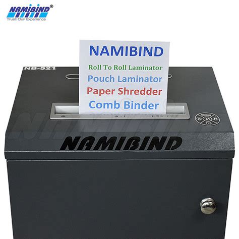 Namibind Industrial Paper Shredder Machine 521 At Rs 55000 In New Delhi